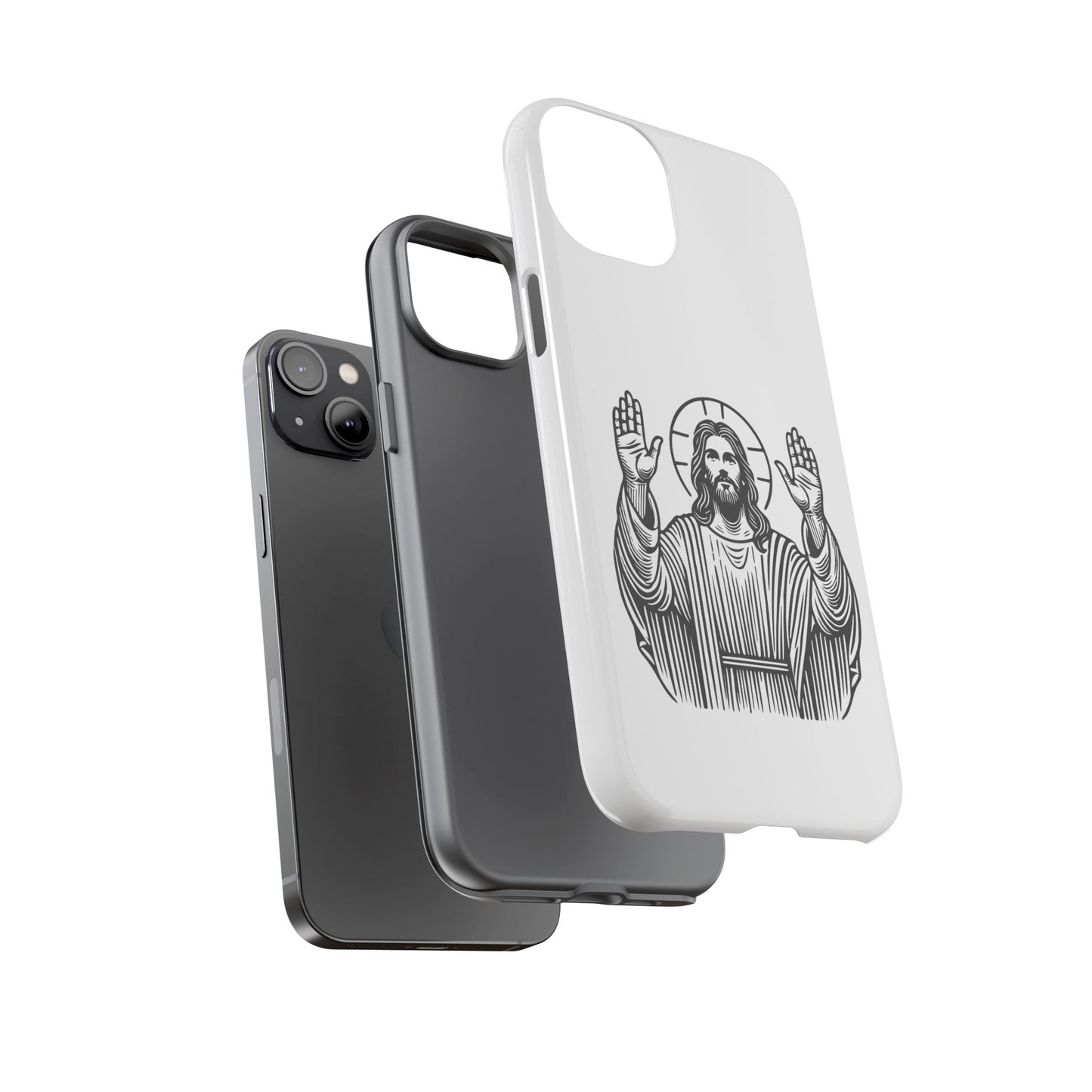 Jesus Phone Case - Simple yet Protective - iPhone- Samsung Galaxy - Google Pixel