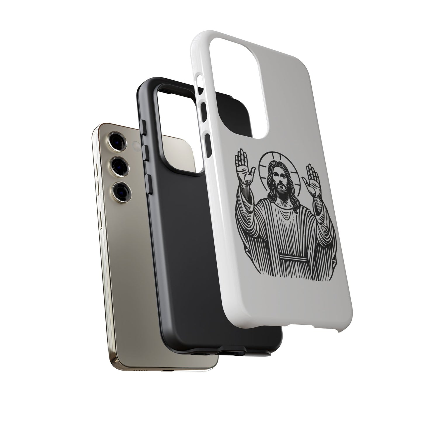 Jesus Phone Case - Simple yet Protective - iPhone- Samsung Galaxy - Google Pixel