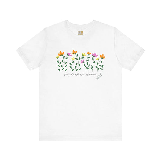 Sou Grata Pela Vida Tee Casual Printify