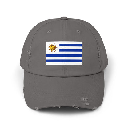 Uruguay Flag Distressed Cap - Unisex Casual Hat - South America