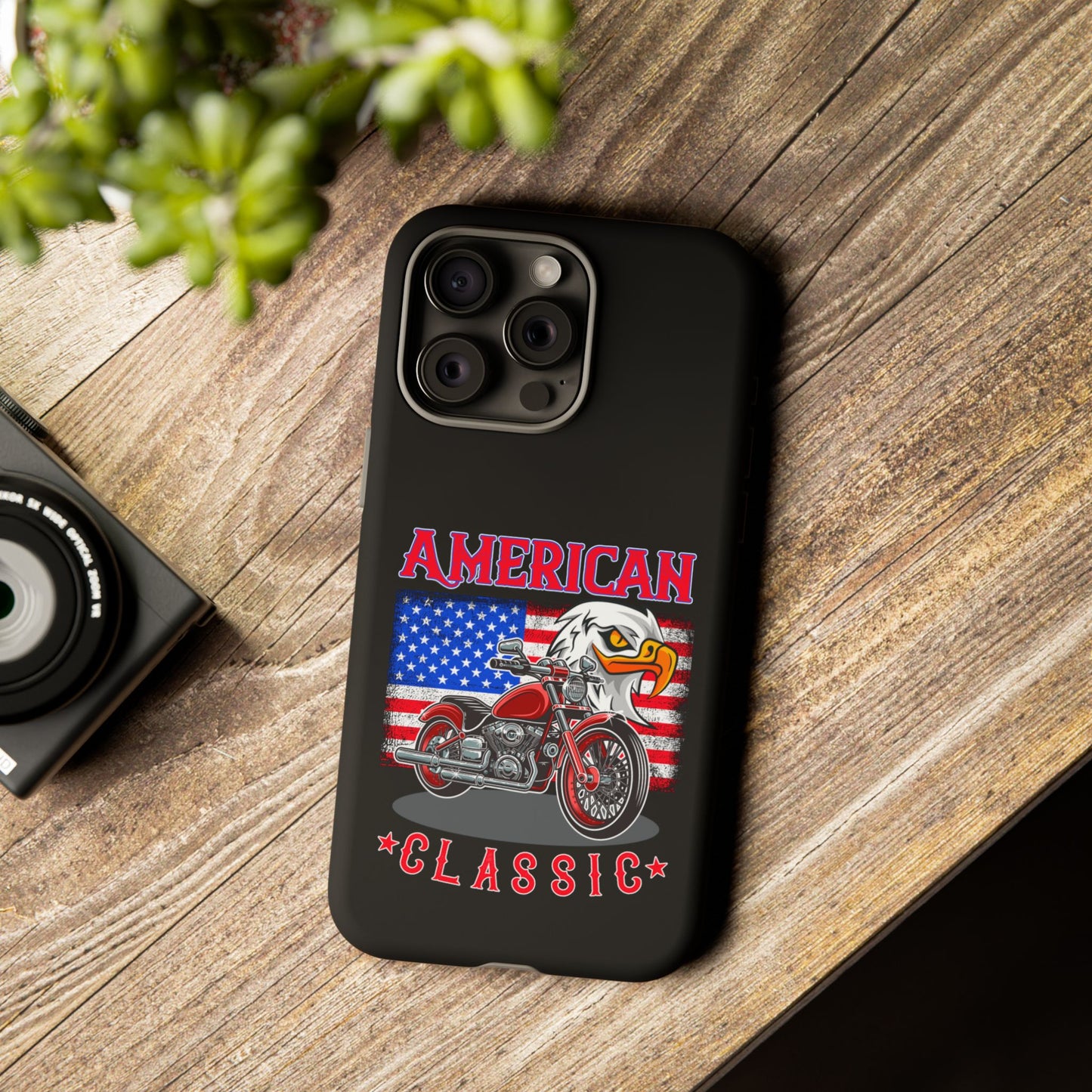 American Classic Motorcycle Phone Case - Tough Protection - iPhone, Samsung Galaxy, Google Pixel