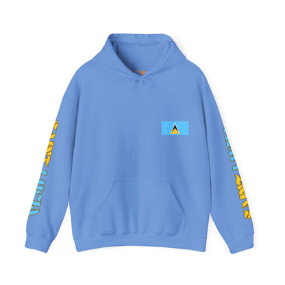 Saint Lucia Unisex Hooded Sweatshirt - Caribbean