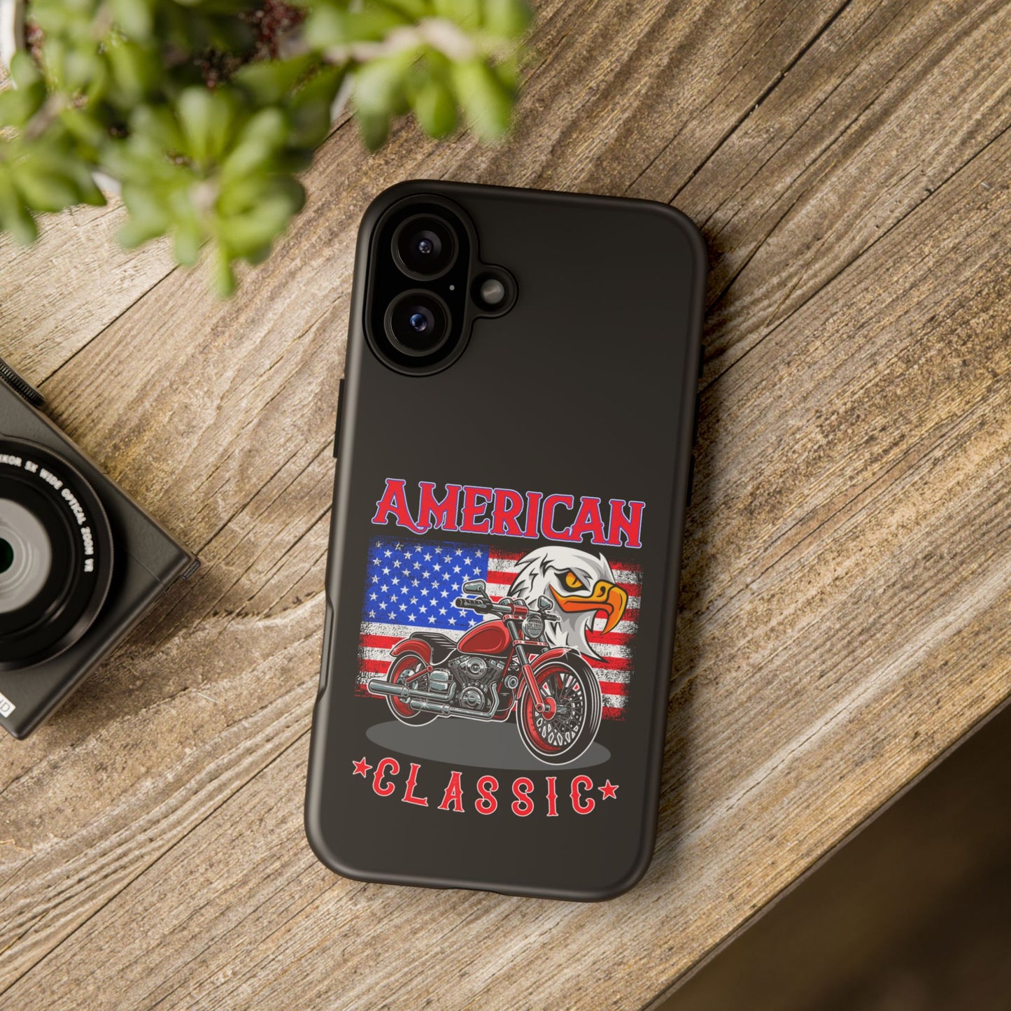 American Classic Motorcycle Phone Case - Tough Protection - iPhone, Samsung Galaxy, Google Pixel