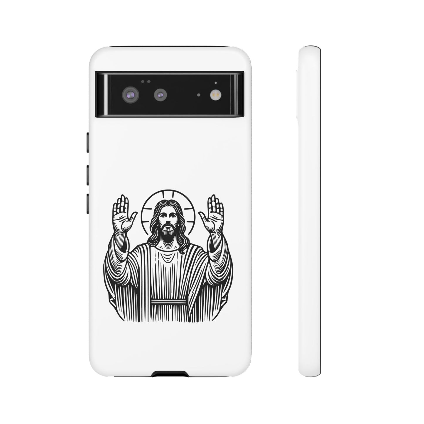 Jesus Phone Case - Simple yet Protective - iPhone- Samsung Galaxy - Google Pixel