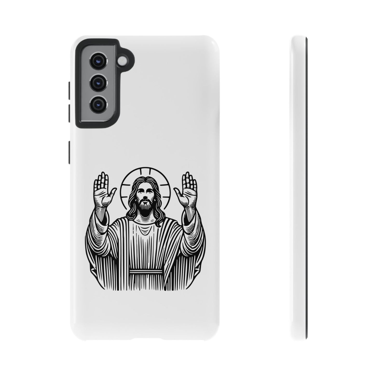 Jesus Phone Case - Simple yet Protective - iPhone- Samsung Galaxy - Google Pixel