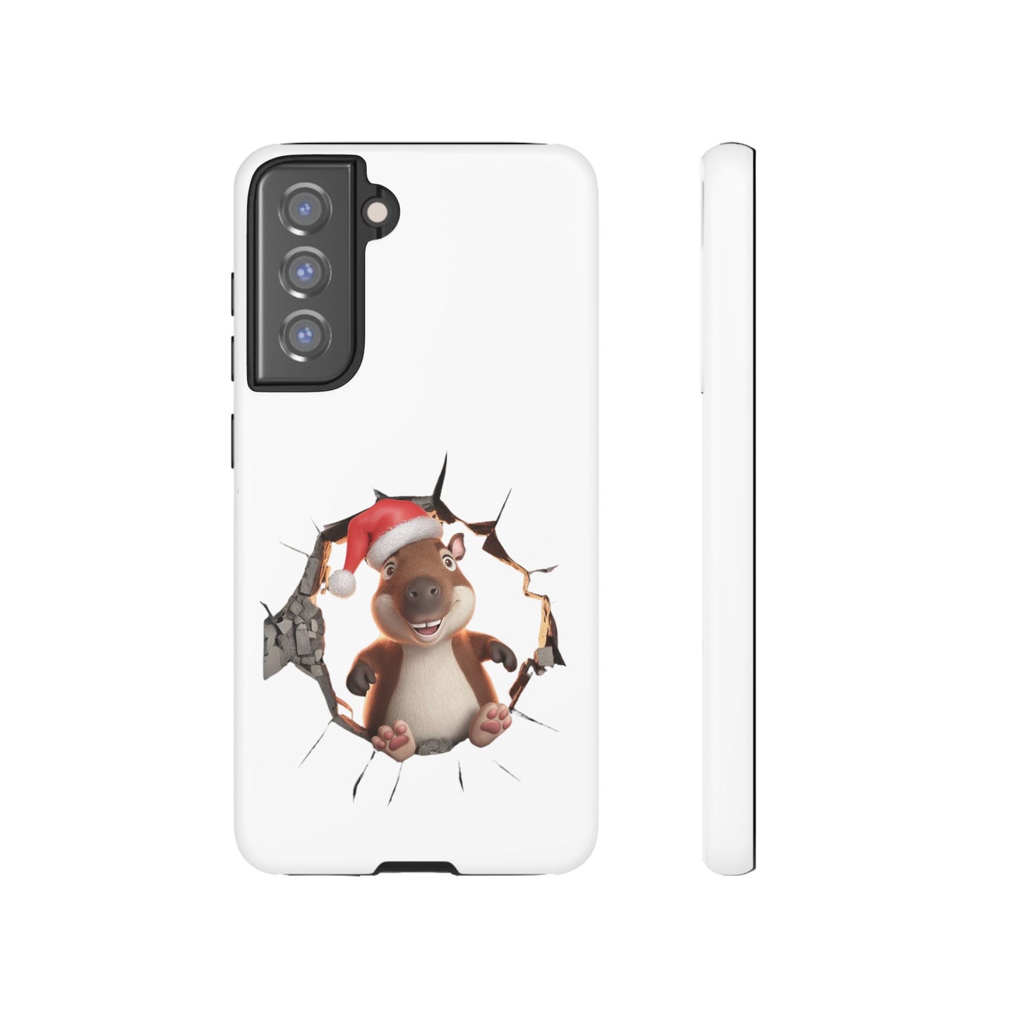 Christmas Capybara Santa Tough Phone Case