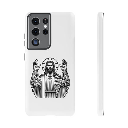 Jesus Phone Case - Simple yet Protective - iPhone- Samsung Galaxy - Google Pixel