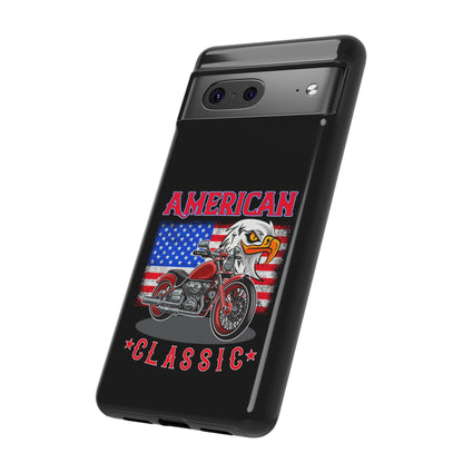 American Classic Motorcycle Phone Case - Tough Protection - iPhone, Samsung Galaxy, Google Pixel