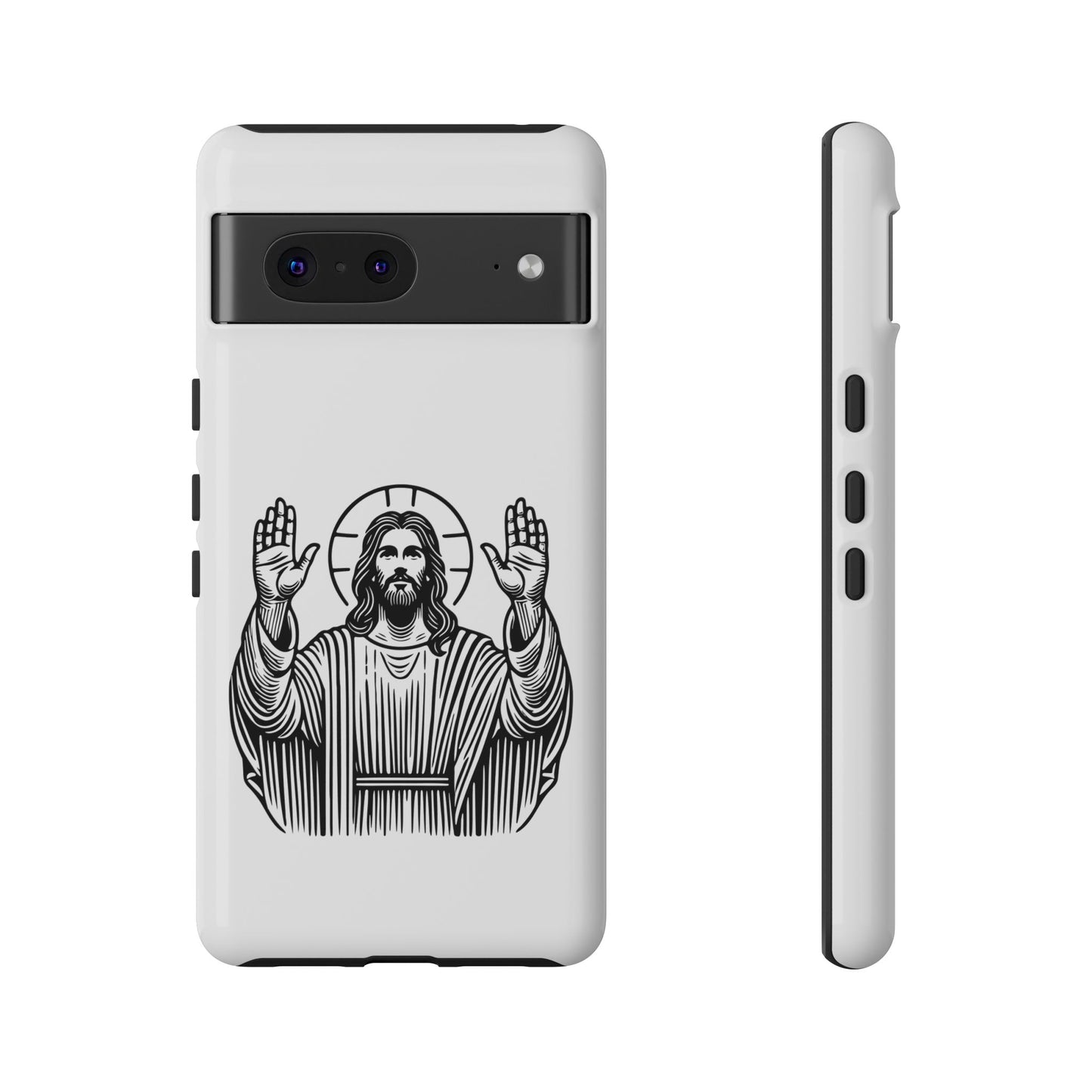 Jesus Phone Case - Simple yet Protective - iPhone- Samsung Galaxy - Google Pixel