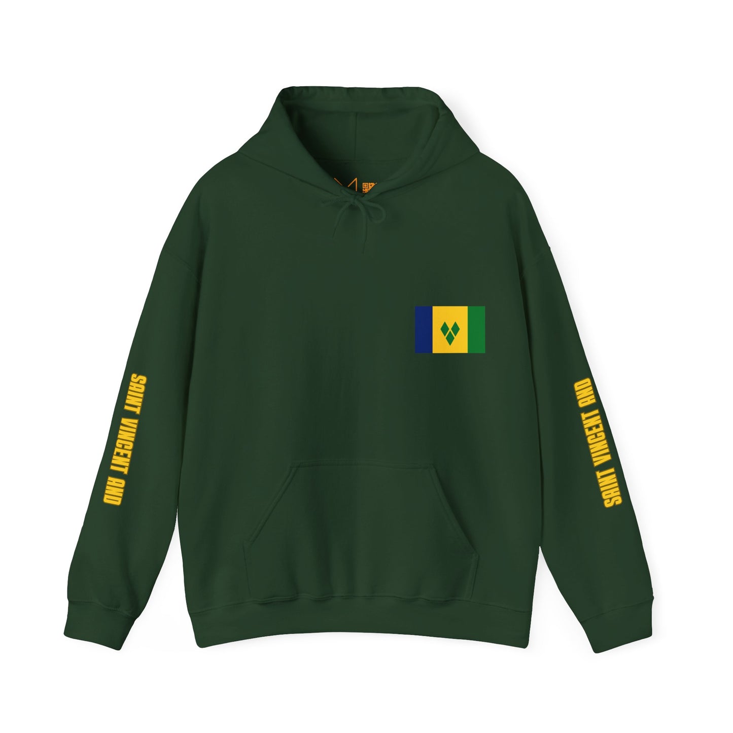 Saint Vincent And The Grenadines Unisex Hooded Sweatshirt - Caribbean