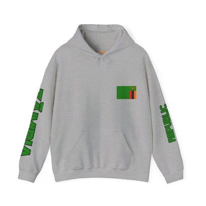 Zambia Unisex Hooded Sweatshirt - Africa