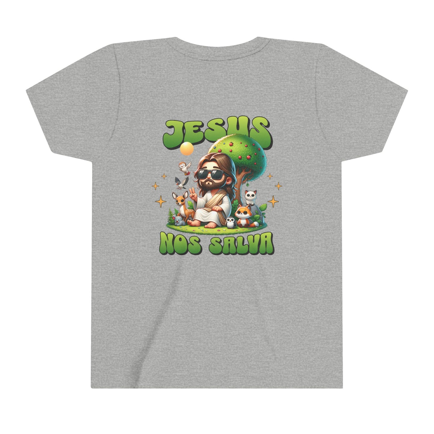 Unisex Youth T-Shirt (6 -19 years old) - Jesus nos Salva