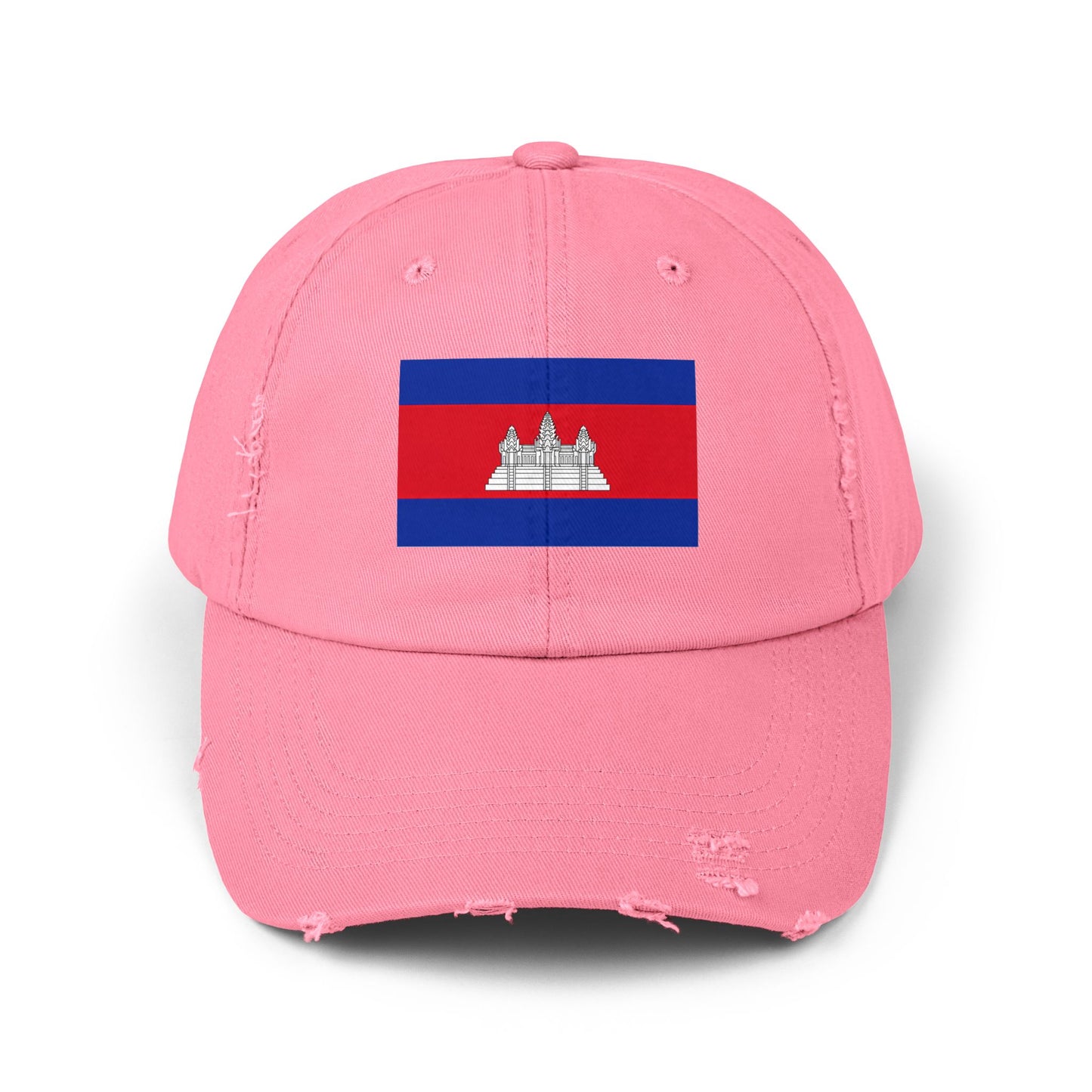 Cambodia Flag Cap - Unisex Casual Hat - Asia