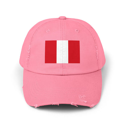 Peru Flag Cap - Unisex Casual Hat - South America