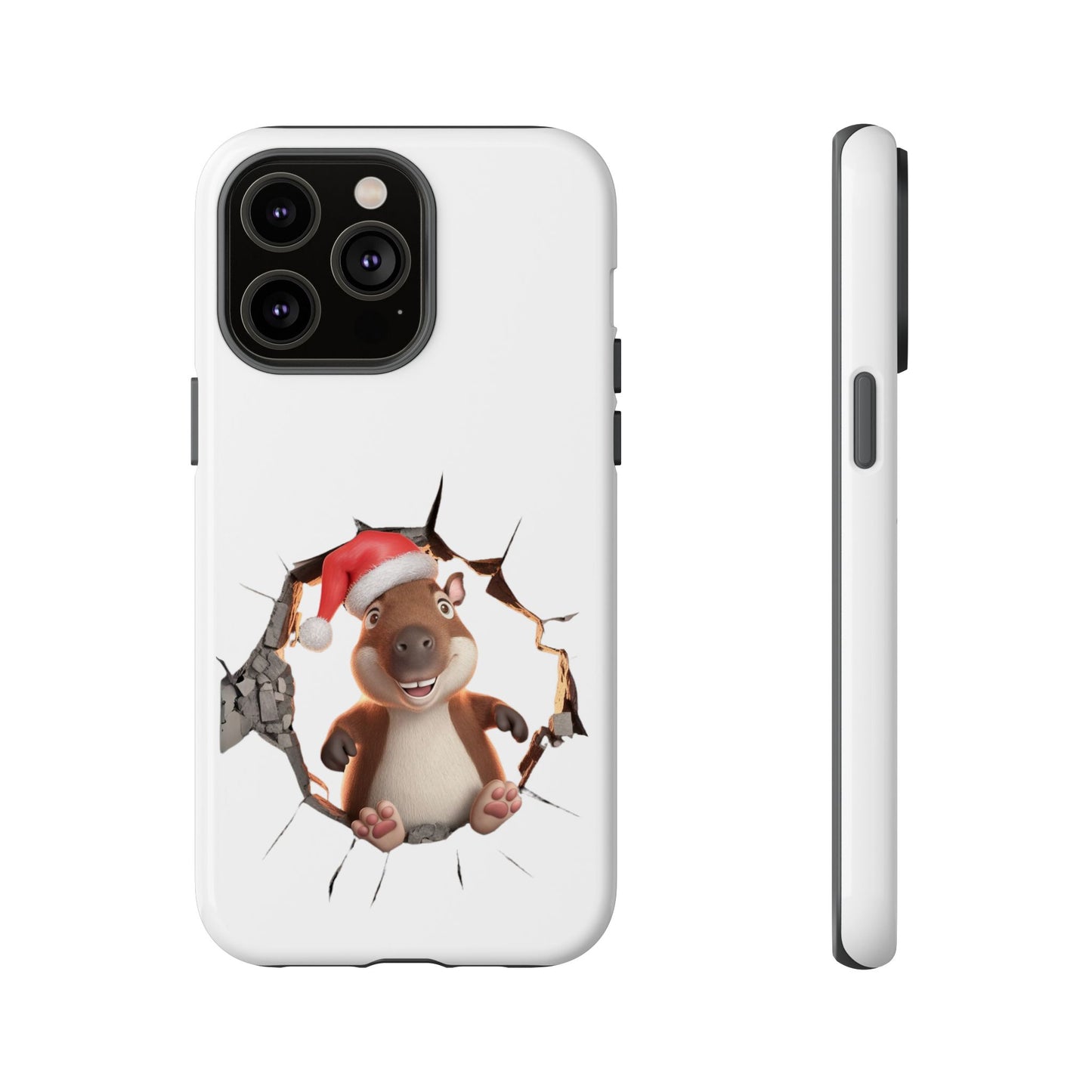 Christmas Capybara Santa Tough Phone Case