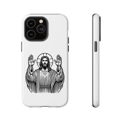 Jesus Phone Case - Simple yet Protective - iPhone- Samsung Galaxy - Google Pixel