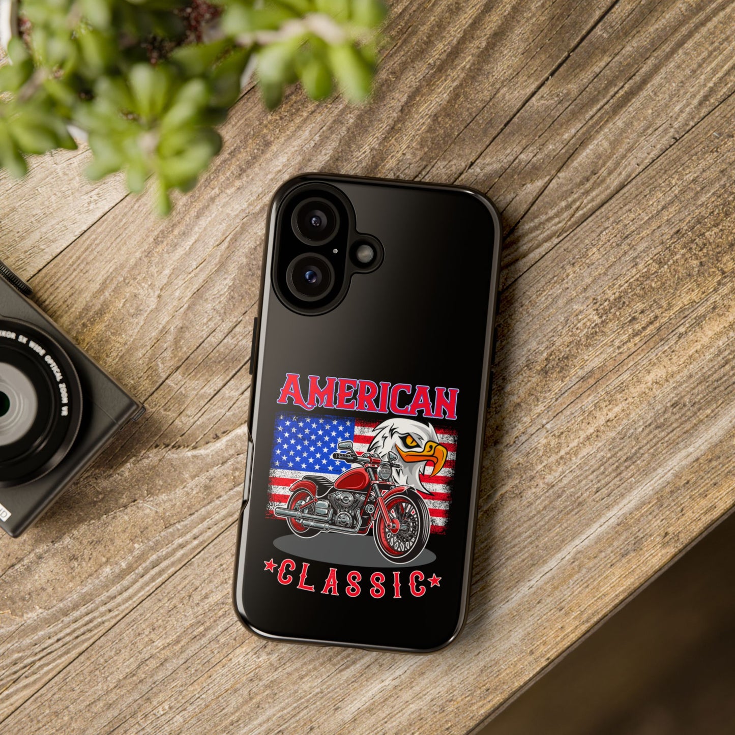 American Classic Motorcycle Phone Case - Tough Protection - iPhone, Samsung Galaxy, Google Pixel