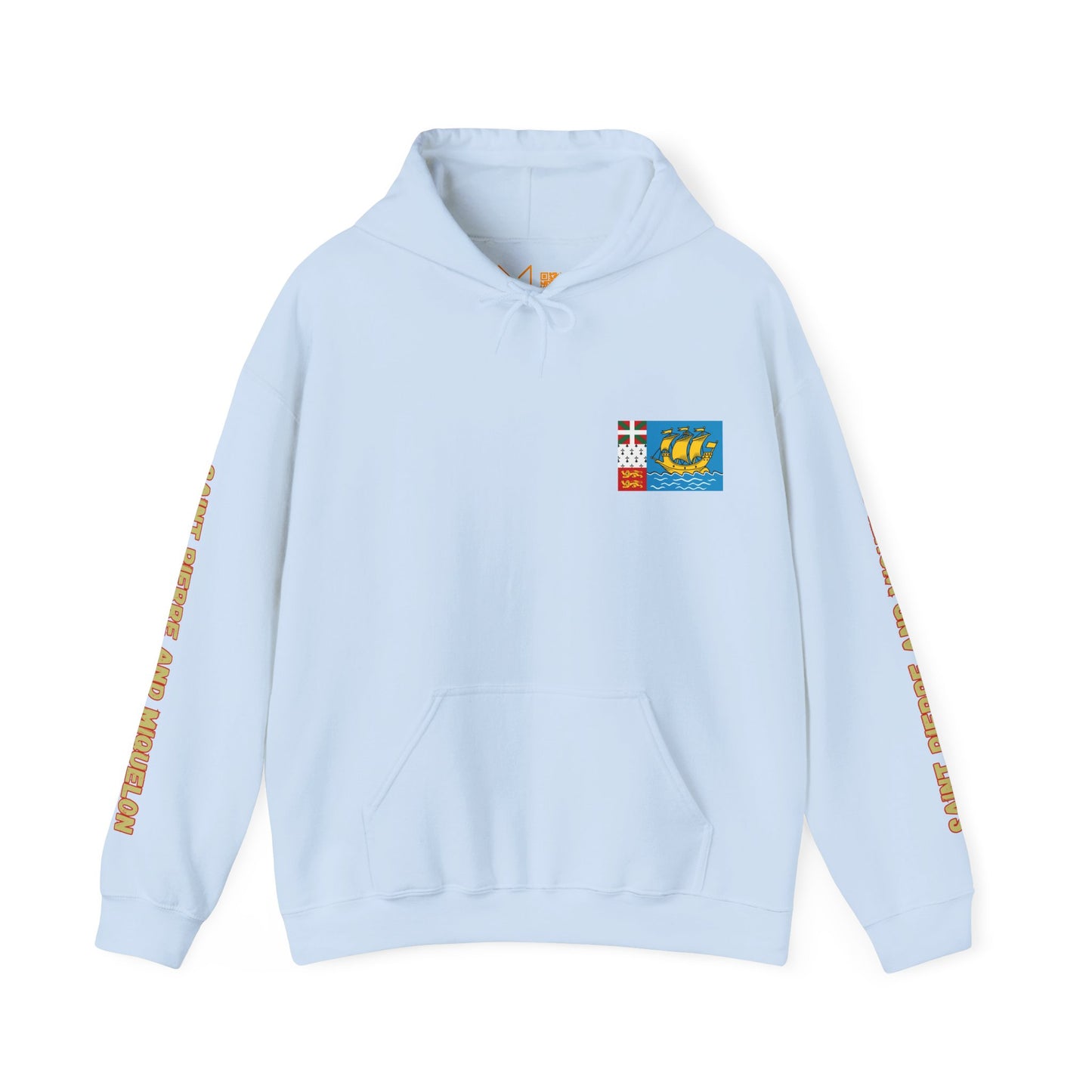 Saint Pierre and Miquelon Flag Unisex Hoodie - Caribbean - Island Territory