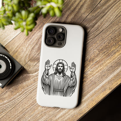 Jesus Phone Case - Simple yet Protective - iPhone- Samsung Galaxy - Google Pixel