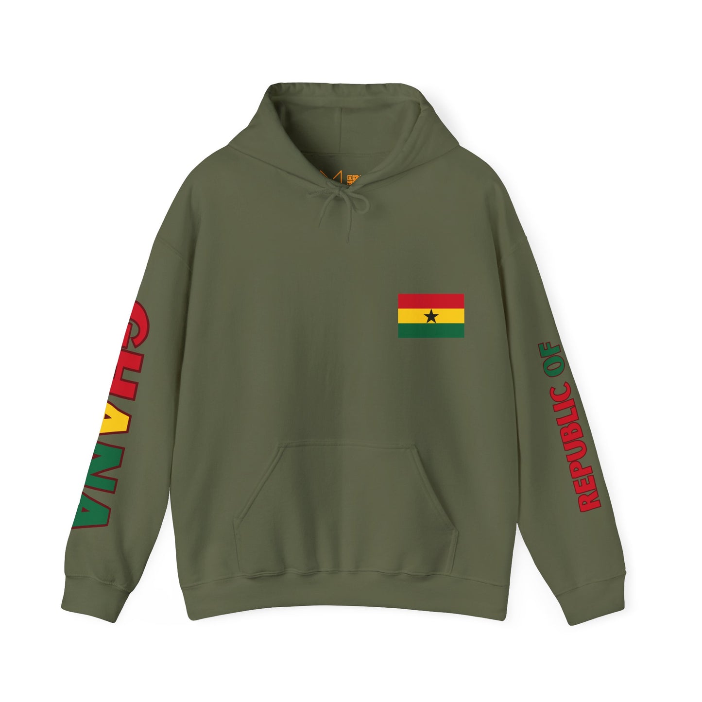 Ghana Unisex Hooded Sweatshirt - Africa