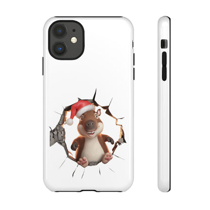 Christmas Capybara Santa Tough Phone Case