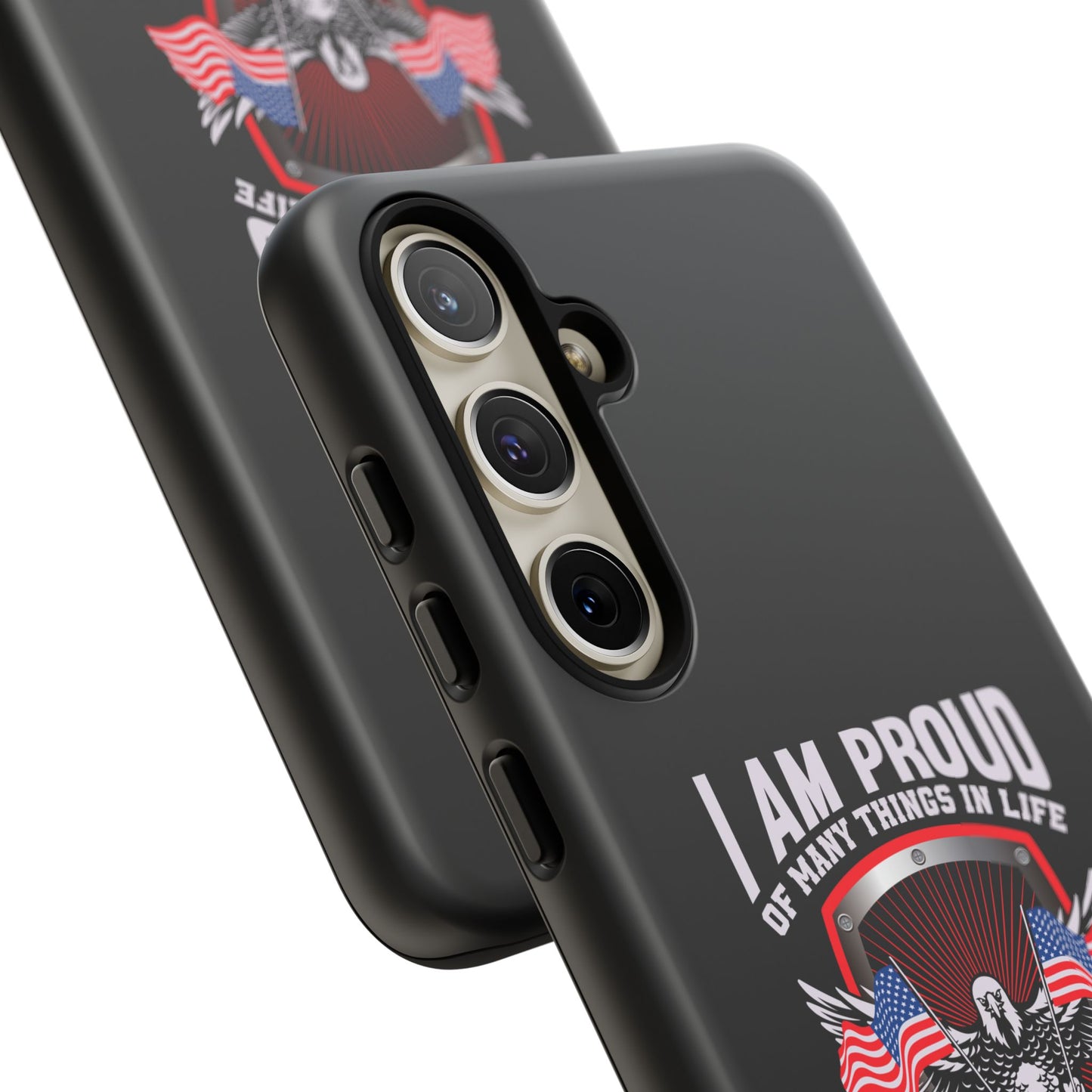 Proud American Patriot Phone Case - I Am Proud Design - iPhone- Samsung Galaxy - Google Pixel