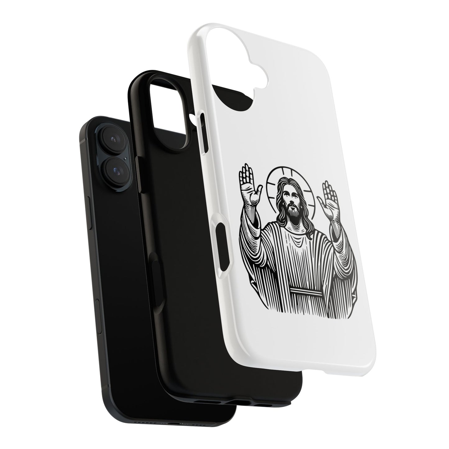 Jesus Phone Case - Simple yet Protective - iPhone- Samsung Galaxy - Google Pixel